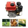 2200W 4-Stroke Diesel Engine, 3800RPM Single Cylinder Hand Start Motor for Generator, Farm Tractor, Agricultural Machinery