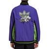 adidas Оригинальная двусторонняя куртка с воротником-стойкой и вышитым логотипом трилистника, мужская верхняя одежда фиолетового цвета FT6039