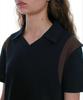 PARTIMENTO WOMEN Numbering Applique V-Neck Polo_Navy