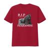Harambe the Gorilla RIP Memorial Men's T Shirt 1419 vintage Washed Stylish Casual Stretched Breathable graphic Slightly