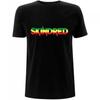 Skindred Унисекс Взрослая Хлопковая Футболка с Логотипом Раста