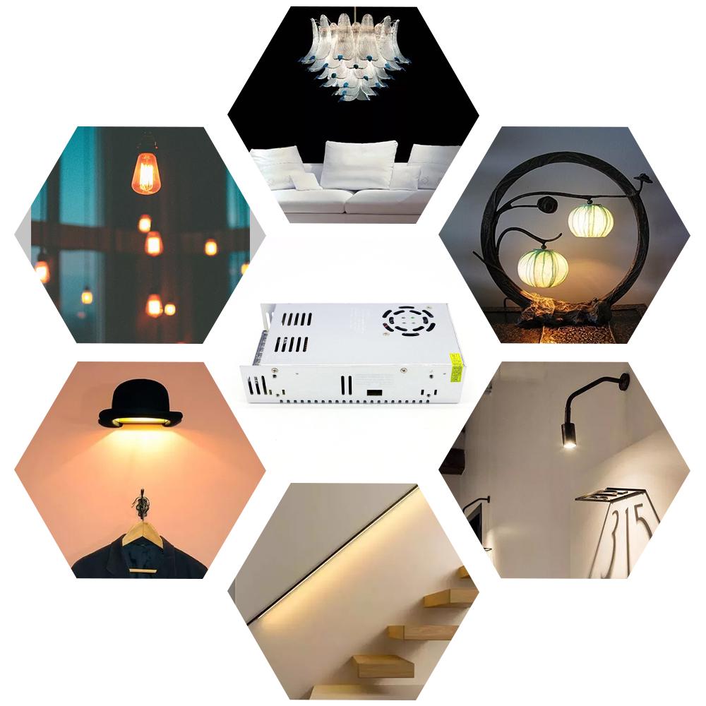 Переключение от 100–240 В переменного тока до 48 В постоянного тока, 20,8 А, 1000 Вт, регулируемое трансформатором напряжения