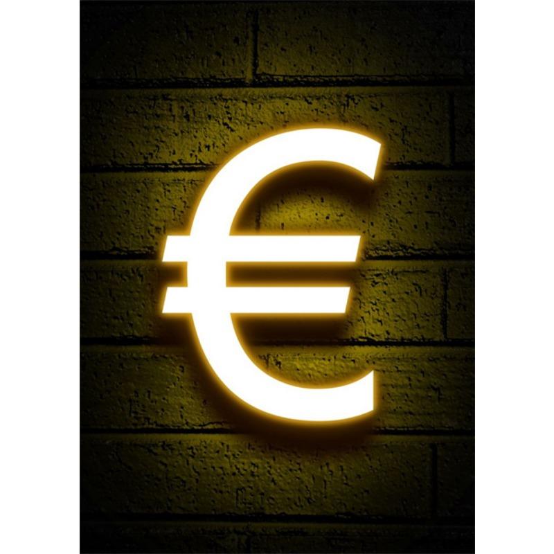 Крутые неоновые вывески, денежный символ, фрукты, фламинго, постеры на холсте, принты, картины, настенное искусство, картины на холсте для магазина, украшения дома