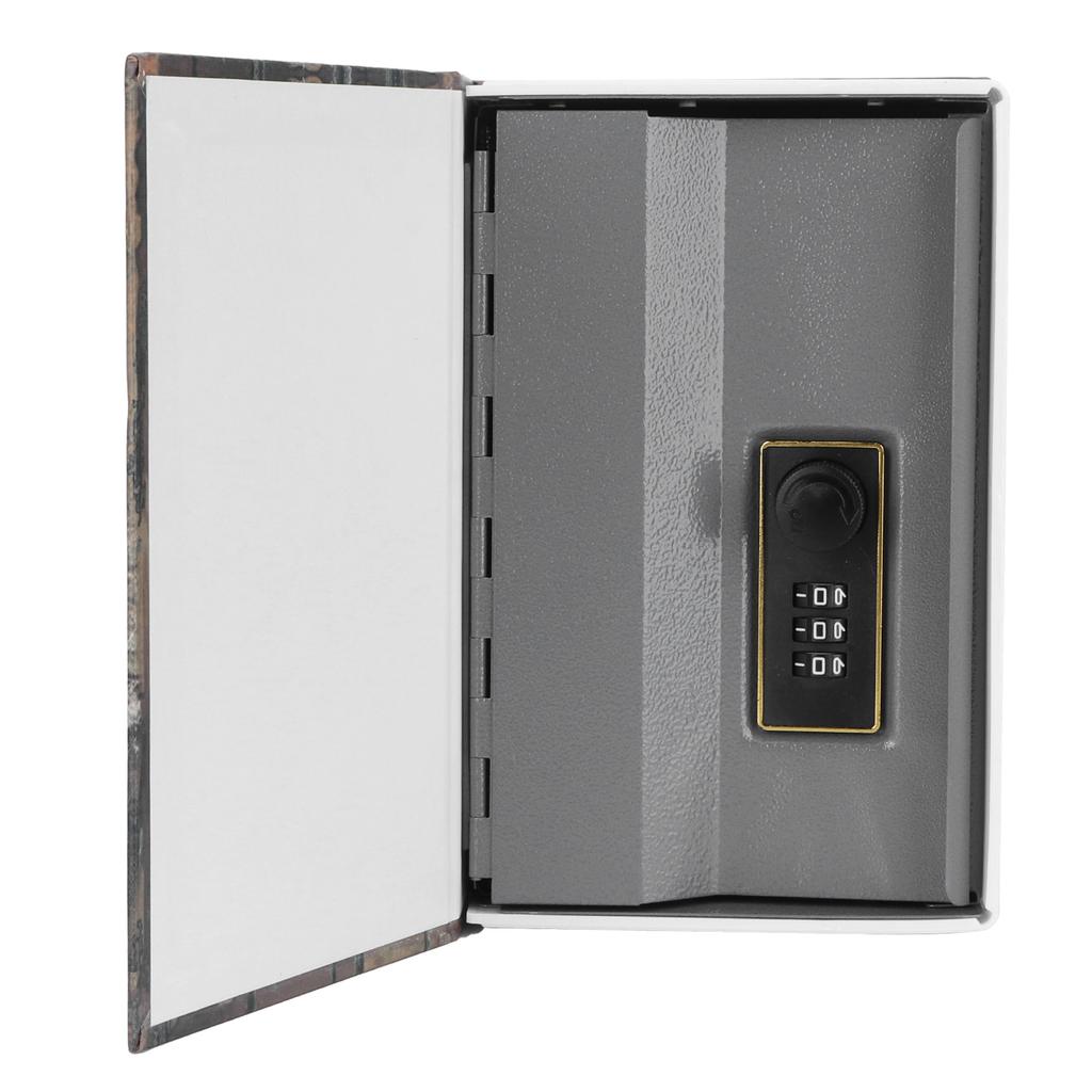 Mini Simulation Dictionary Book Money Box with Combination Lock Safe Box for Home Office