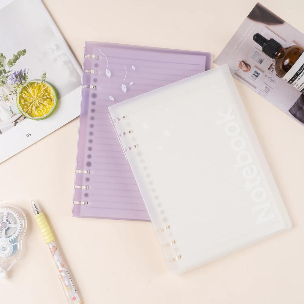 1pc Loose-leaf Notebook A5 Large Capacity with Colorful Index Pages Replaceable Refill for Students Office Accessories