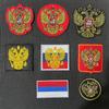 9 вышитых шевронов с флагом России - Аксессуары для одежды DIY