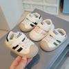 Children's Board Shoes 2025 Spring and Autumn New Girls Little White Shoes Casual Shoes Single Shoes Boys Baby Shoes Soft Sole Sports