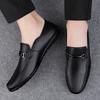 Fashion Genuine Leather Moccasins High Quality Mens Slip on Flats Casual Luxury Brand Men Loafers  2025 New Light Breathable Dress Flats