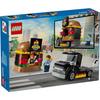 Игрушка LEGO City Грузовик с гамбургерами, Подарок на день рождения, Развивающие конструкторы, для мальчиков и девочек, Возраст 5, 6, 7 и 8 лет, Транспортное средство, Миниатюрная машинка, Модель машины, 60