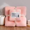 Набор полотенец из кораллового флиса из 2 штук Полотенце для ванной Набор полотенец Пшеничный узор Супермягкий Впитывающий Банное полотенце Спа Полотенце для лица Несколько вариантов узоров