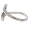 Bvlgari Tiva Dream Ring K18 White gold/diamond/Mother of Pearl #4.9(US Size) 2.9g Women Used