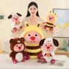 Kawaii Little Beaver Loopy Plush Toys Cute Bee Bear Dress Up Stuffed Soft Doll Children Halloween Christmas Gifts
