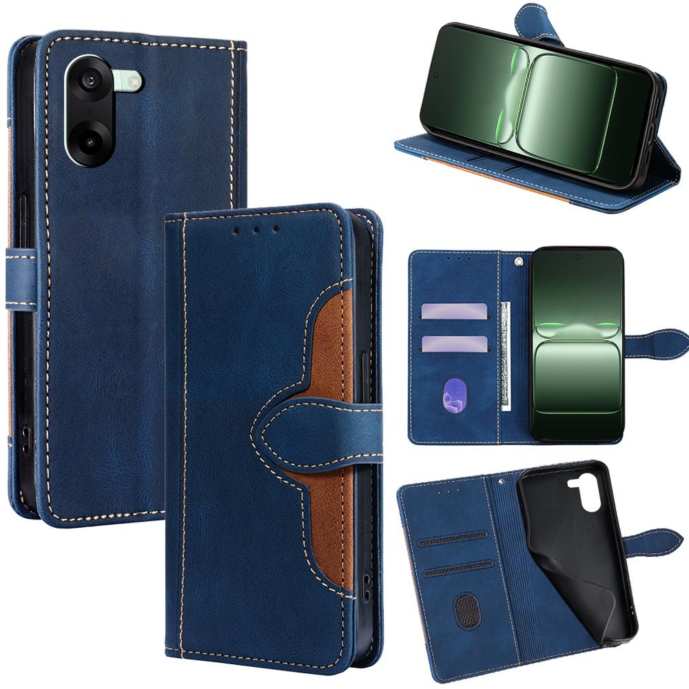 For OnePlus Nord CE5 5G/Ace 5 Racing 5G Case Leather Wallet Phone Cover with Straw Hat Magnetic Clasp