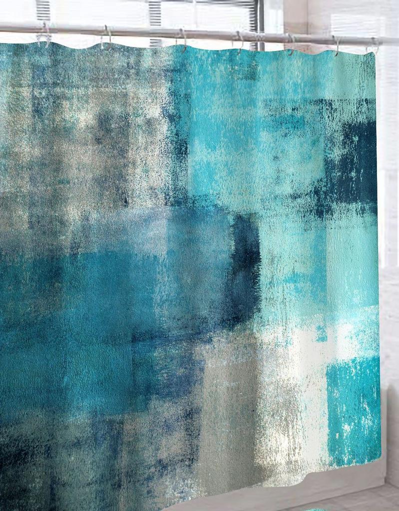 Комплект занавесок для душа с рисунком граффити, напечатанная занавеска для душа, занавеска для ванной комнаты, перегородка для душа