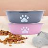 Large Capacity Dog Food Bowls Drinkers Non-rust Cat Feeding Bowl  For Puppy Cats
