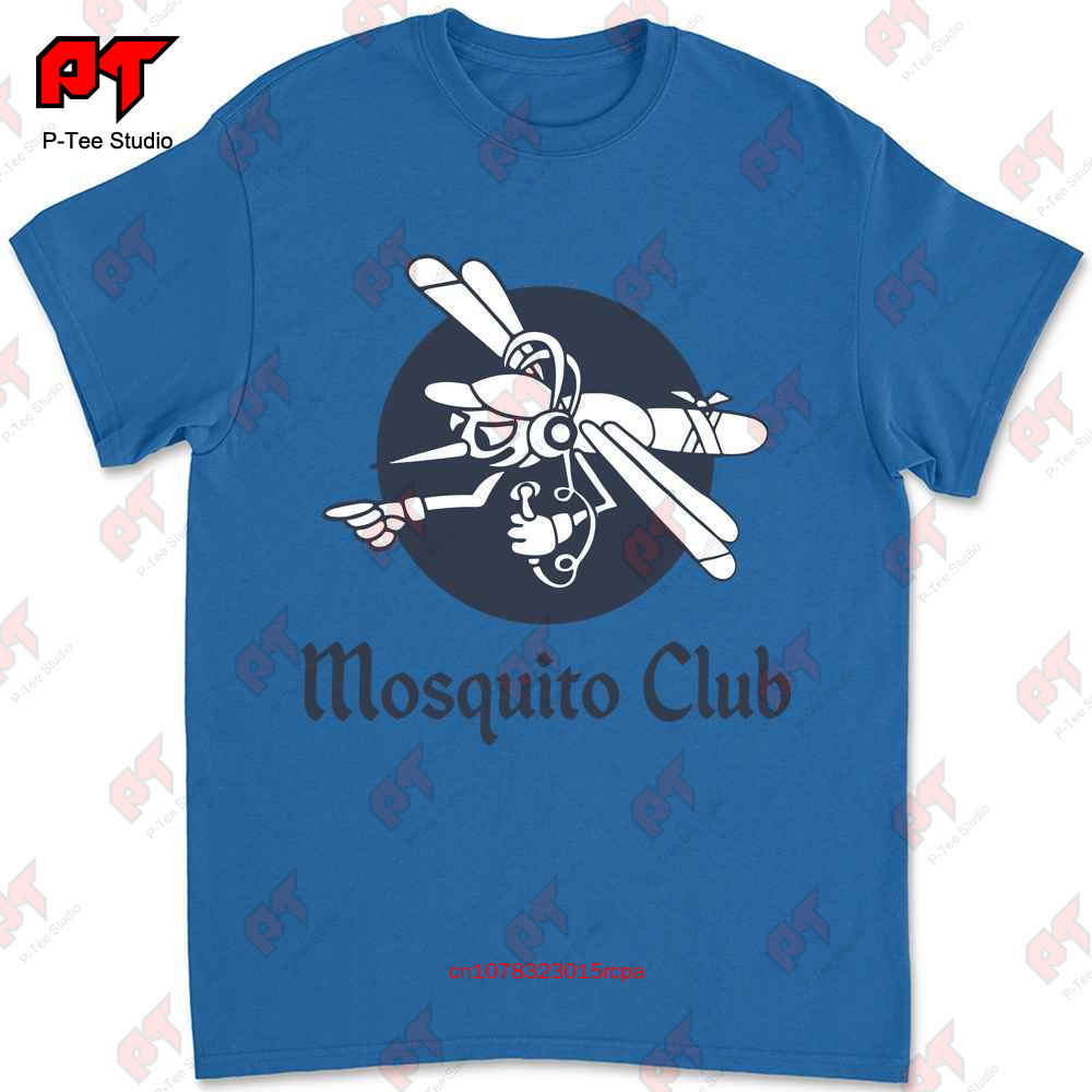 Винтажная футболка Buzz Rickson ВВС США Mosquito Club Размер 3IC7