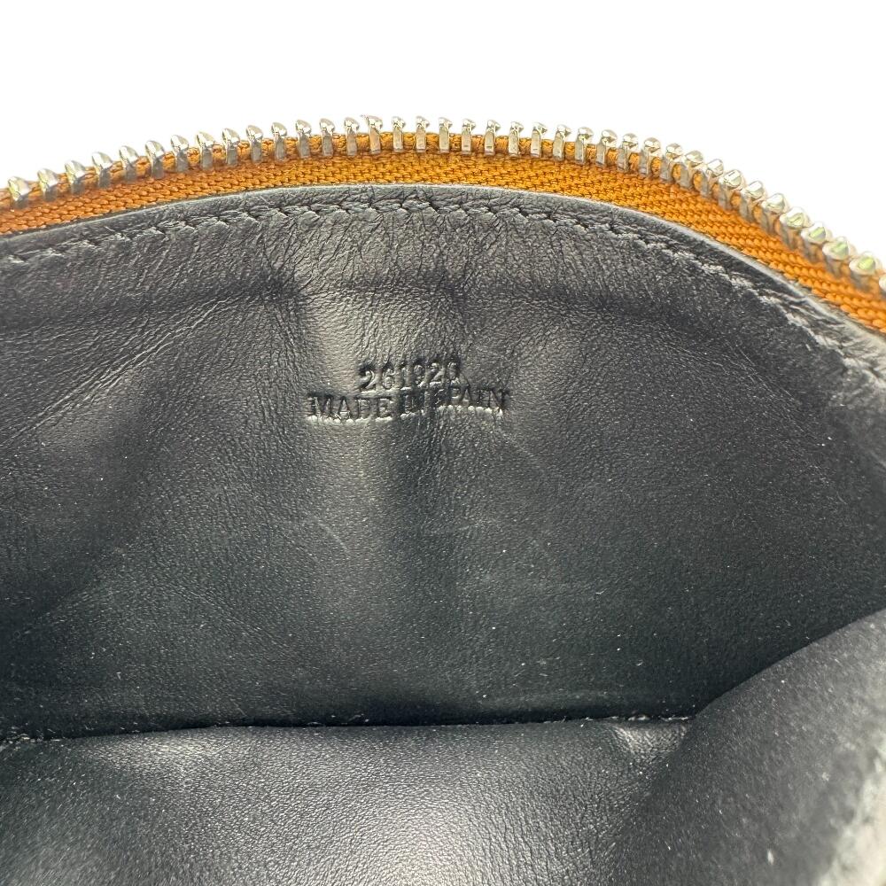 Loewe Футляр для фрагментов Кошелек для карт Карта Повтор анаграммы кожаный Кошелек для монет разноцветная кожа Женский Б/у