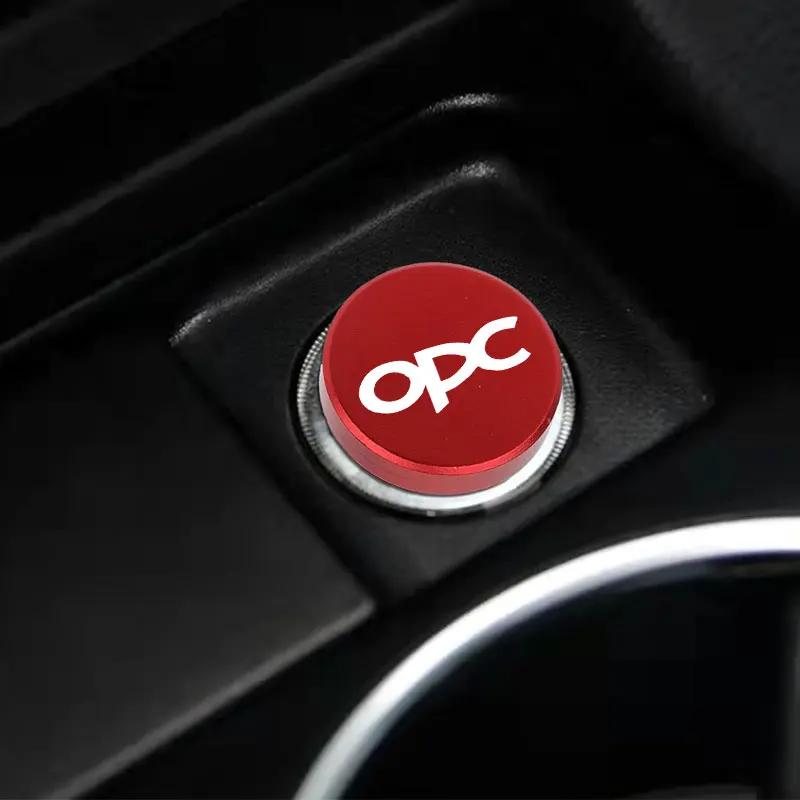 Universal Car Cigarette Lighter Cap Aluminium Alloy Anti Dust Cover For Opel OPC Astra G H J F K Insignia Vectra Zafira Antara QM7
