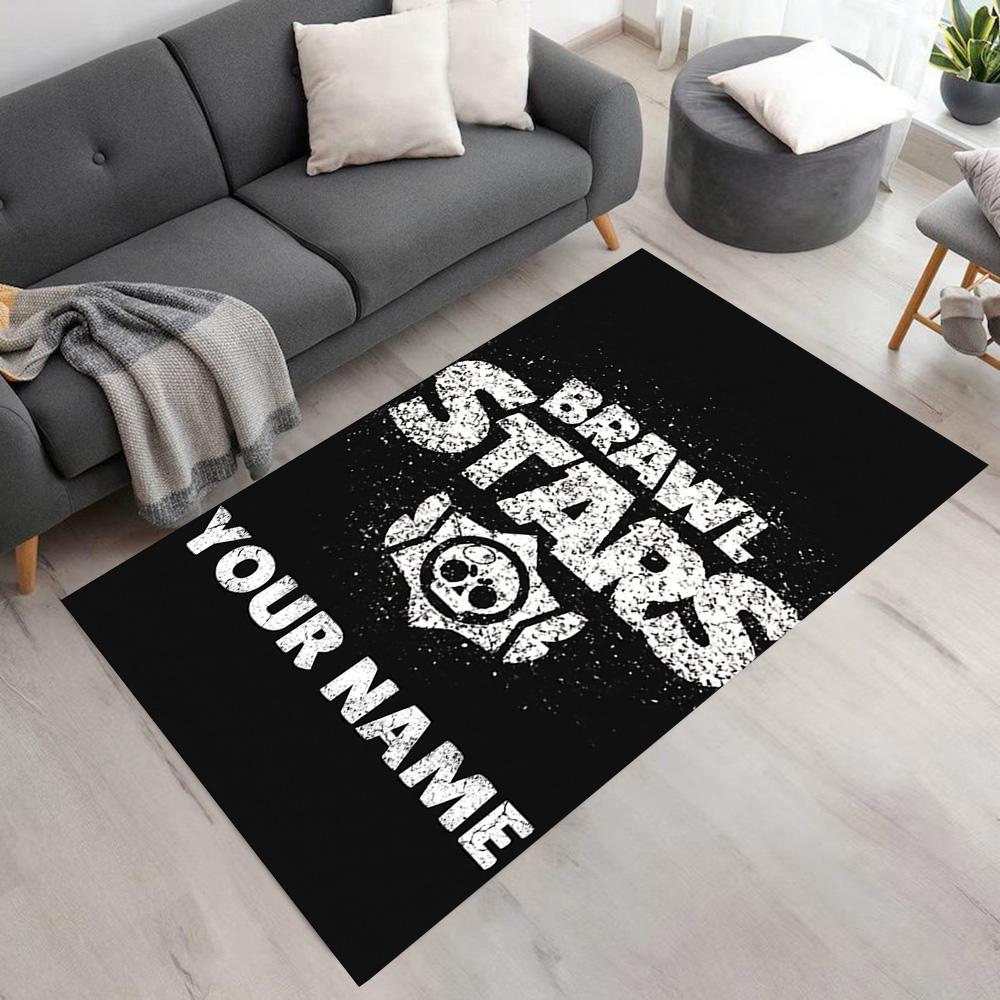 Supercell Customize Text Area Rug Design for Hallway Balcony Bedrooms Kitchen Antislip Carpet Decorate Offices Perfect Gift for Friends & Family
