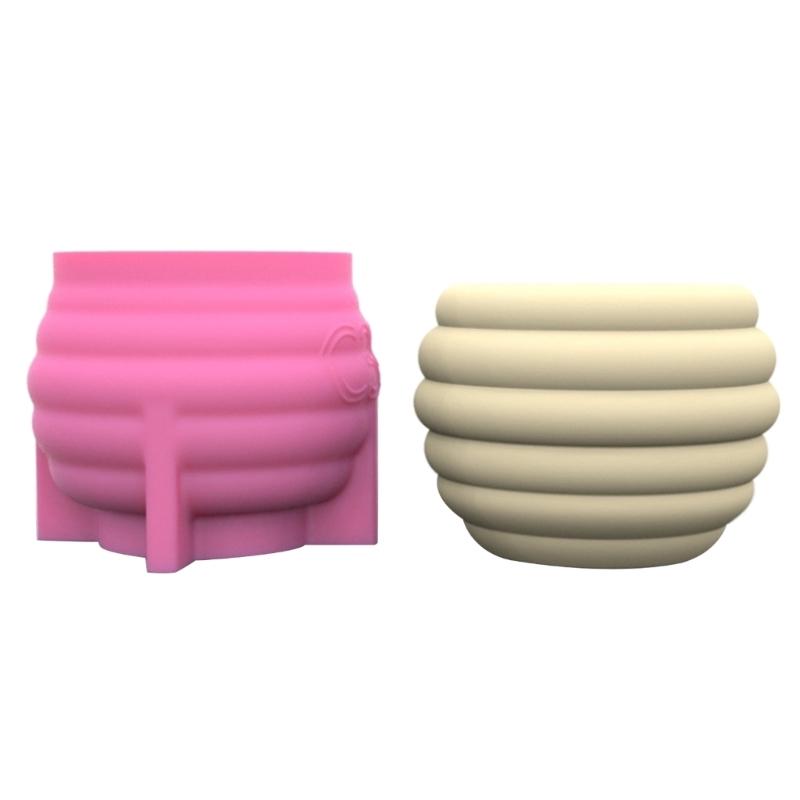 Silicone Mould for Flower Home Decorations Honeys Jar Shape Flower Resin Mold Reusable Pen Holder Epoxy Mold