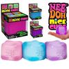 Schylling Needoh Nice Cube - Сжимаемая игрушка для снятия стресса, Сенсорная игрушка, Кубик-мялка, Игрушка-антистресс, Подарок для детей, Красно-пурпурно-синий, Sn