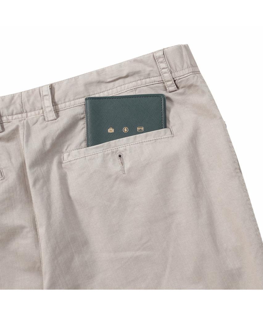 BRENTWOOD [Selection] Однотонные брюки, окрашенные в готовом виде Brpam26811Bex