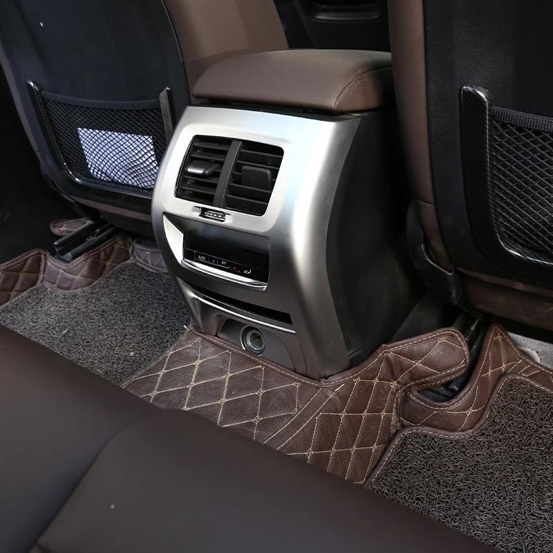 Car Rear Air Conditioning Vent Outlet Frame Cover Trim Sticker For BMW X3 G01 X4 G02 2018 Auto Interior