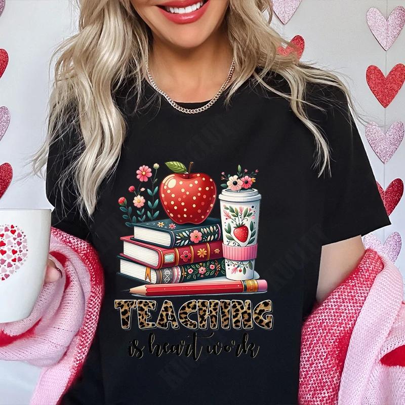 Графические топы Футболки для учителей Одежда Подарки учителям Рубашки для учителей Подарок Летняя мода Футболки Короткий рукав Школа