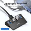 SAMZHE JXQ-H04 USB 3.0 4-Port Aluminum Desktop HUB
