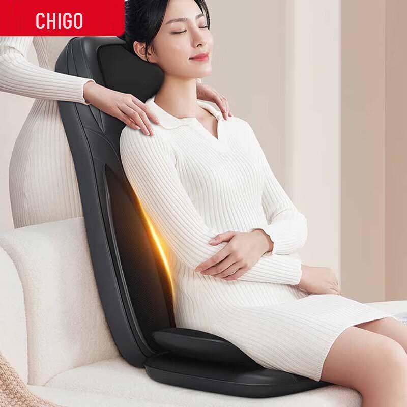 CHIGO 3D Lumbar & Back Massager with Heat CN plug (adapter included)