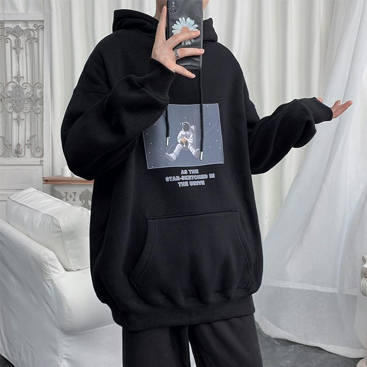 Модные брендовые мужские толстовки с астронавтом, забавный дизайн, принт, весна-осень, мужские повседневные толстовки в стиле хип-хоп, толстовка с капюшоном