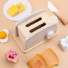 Children's Wooden Realistic Pretend Play Monet Grey Bread Machine Boy and Girl Role-playing Fun Parent-child Toy