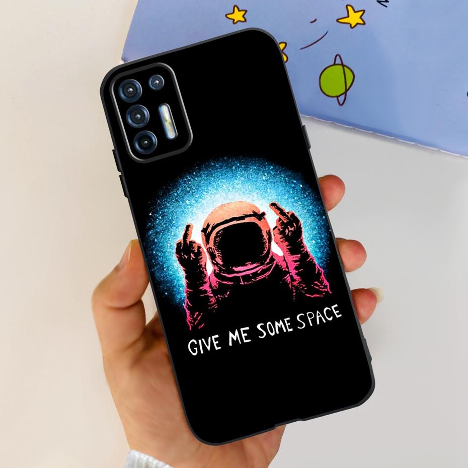 Чехол для телефона Motorola Moto G9 Plus Модный дизайн Мягкая ТПУ крышка Для Motorola Moto G9 Power MOTO G9Plus Черный силиконовый бампер