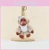 Adorable Plush Monkey Keychain With Soft Short Fur And Cute Gorilla Design For Accessories