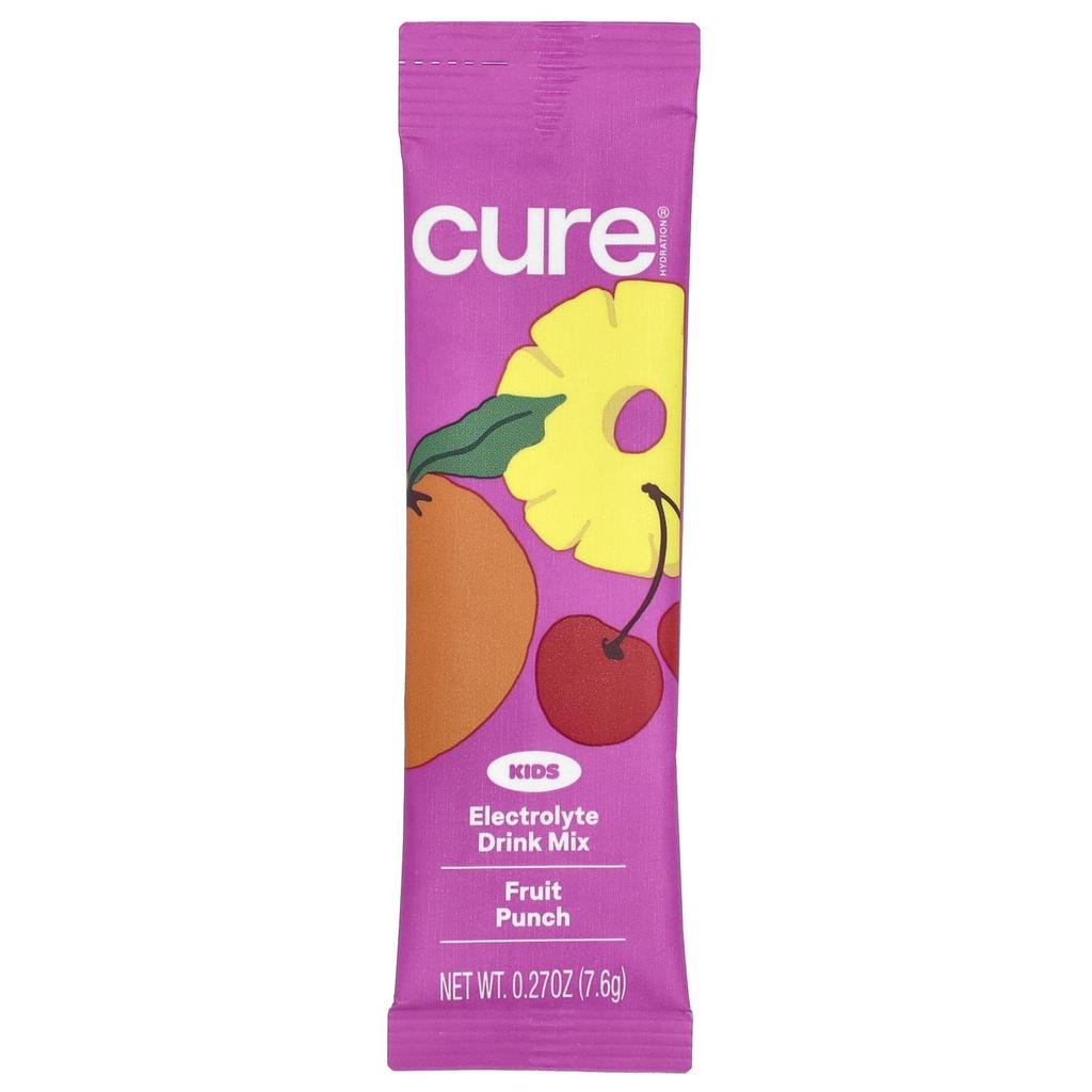 Children's, Electrolyte Drink Mix, Fruit Punch, 6 Pack, 7.6G (0.27Oz) Each