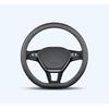 XHRING D-образный чехол на руль автомобиля для Volkswagen VW Atlas Tiguan ID.4 Taos Passat Golf Jetta Beetle Polo GTI CC Touareg SE SEL R-Line S Cross