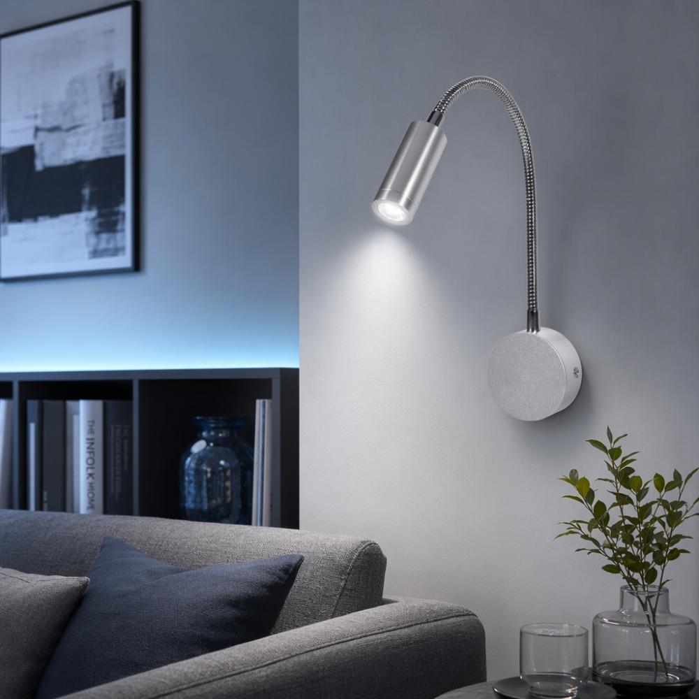 Aluminum Led Reading Lamp AC85-265V Led Wall Light Easy LED Bed Lamp  Studio