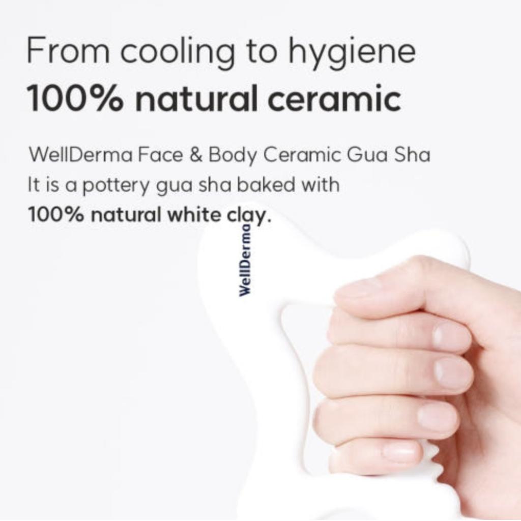 [WellDerma] Face & Body Ceramic Gua Sha