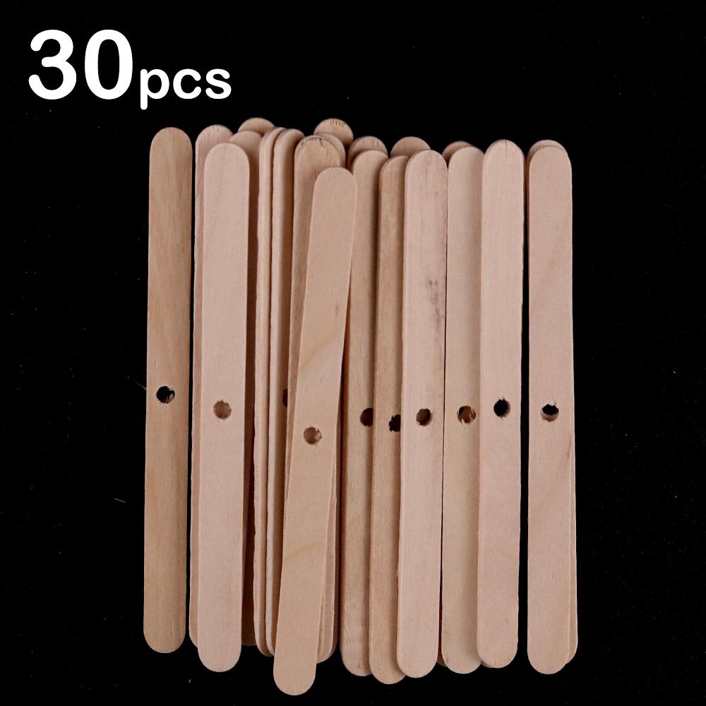 30pcs Wooden Wax Core Holder Soy Wax For Candles Aromatherapy Candle Making Tool Candle Making Supplies Wick Centering Device