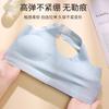 2 Pieces Girls' Underwear for Girls, Middle and High School Students, Youth Development Period, No Trace Cloud Feeling Bra, Sports Shockproof Vest