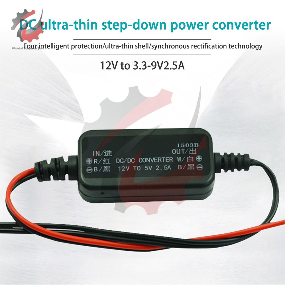 DC-DC Step Down Converter Module 12V to 3.3V 4.2V 5V 6V 7.5V Non-Isolated Buck Power Supply Voltage Regulator With Protection