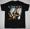 НОВАЯ Редкая Хлопковая Черная Футболка Creed Band с Коротким Рукавом Все Размеры VC1571 Унисекс