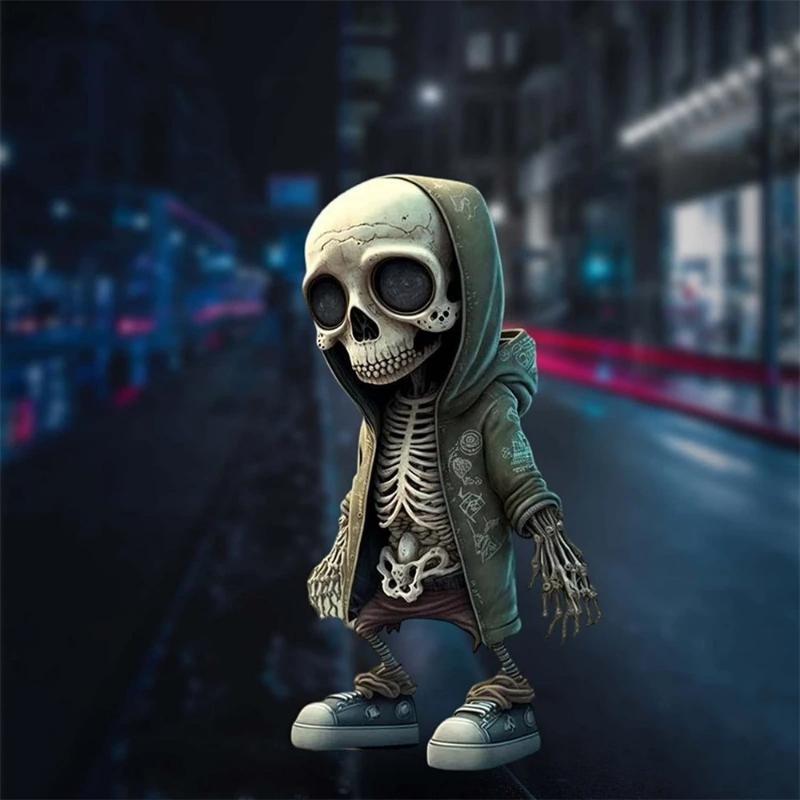 Cool Skeleton Figurines Halloween Skeleton Doll Ornament