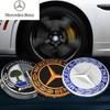 4 шт. 75 мм Колпачки на центр колеса автомобиля Крышки ступицы Значок Аксессуары Для Mercedes benz AMG C E S GLE CLC Класс W204 W203 W205 W124 W221