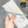 Anti Blue Light Glasses Women Men Big Frame Transparent Eyeglasses Unisex