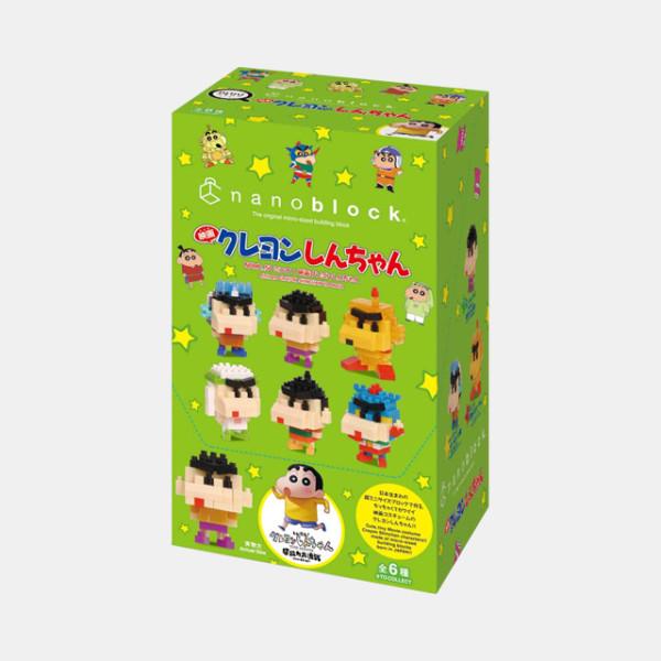 Nanoblock Mini Crayon Shin-chan Theatrical Version (6 Pieces), Korean Popular Bandai