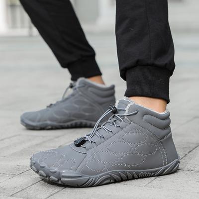 Новые хлопковые туфли для мужчин и женщин, удобные и теплые хлопковые ботинки, на меху и утепленные зимние ботинки, повседневные хлопковые туфли для пары, нет