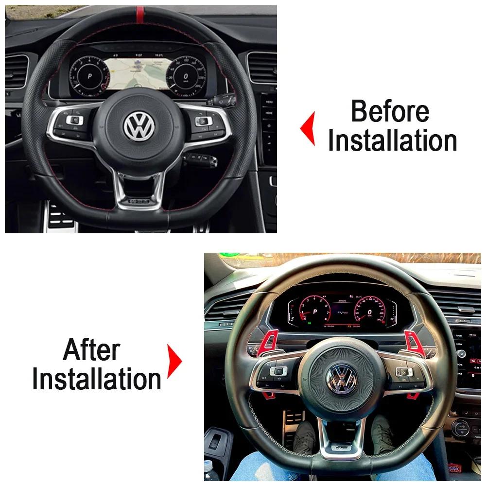 BGM1 Golf 3 4 MK3 MK4 2026 Hot For VW VOLKSWAGEN 2X Replacement Steering Wheel Shift Paddle Shifter For VW GOLF GTI R GTD GTE MK7 POL