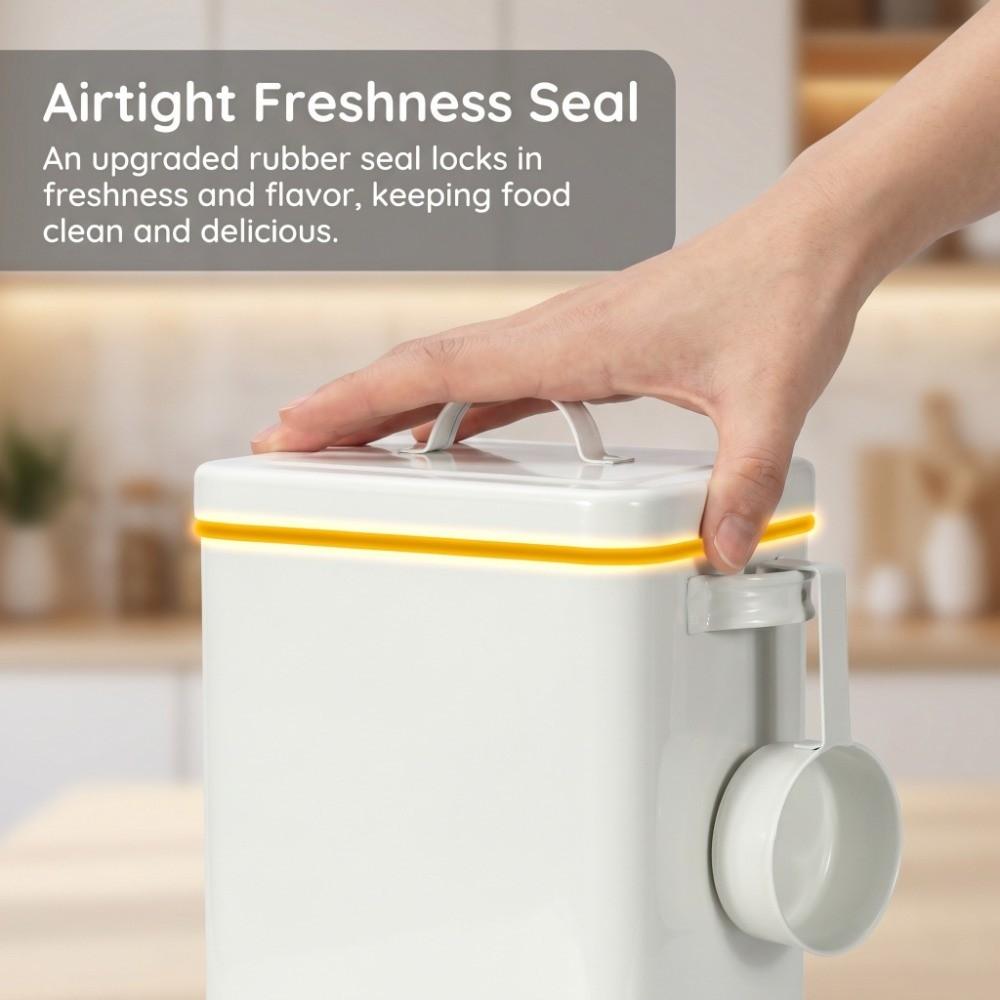 Sealed Pet Food Container Large Food Storage Box Durable Pet Storage Can Kitchen
