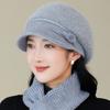 Женская зимняя вязаная шапка-бини, вязаная крючком шапка-бейкер, легкая, эластичная, только ручная стирка, унисекс, головной убор для активного отдыха